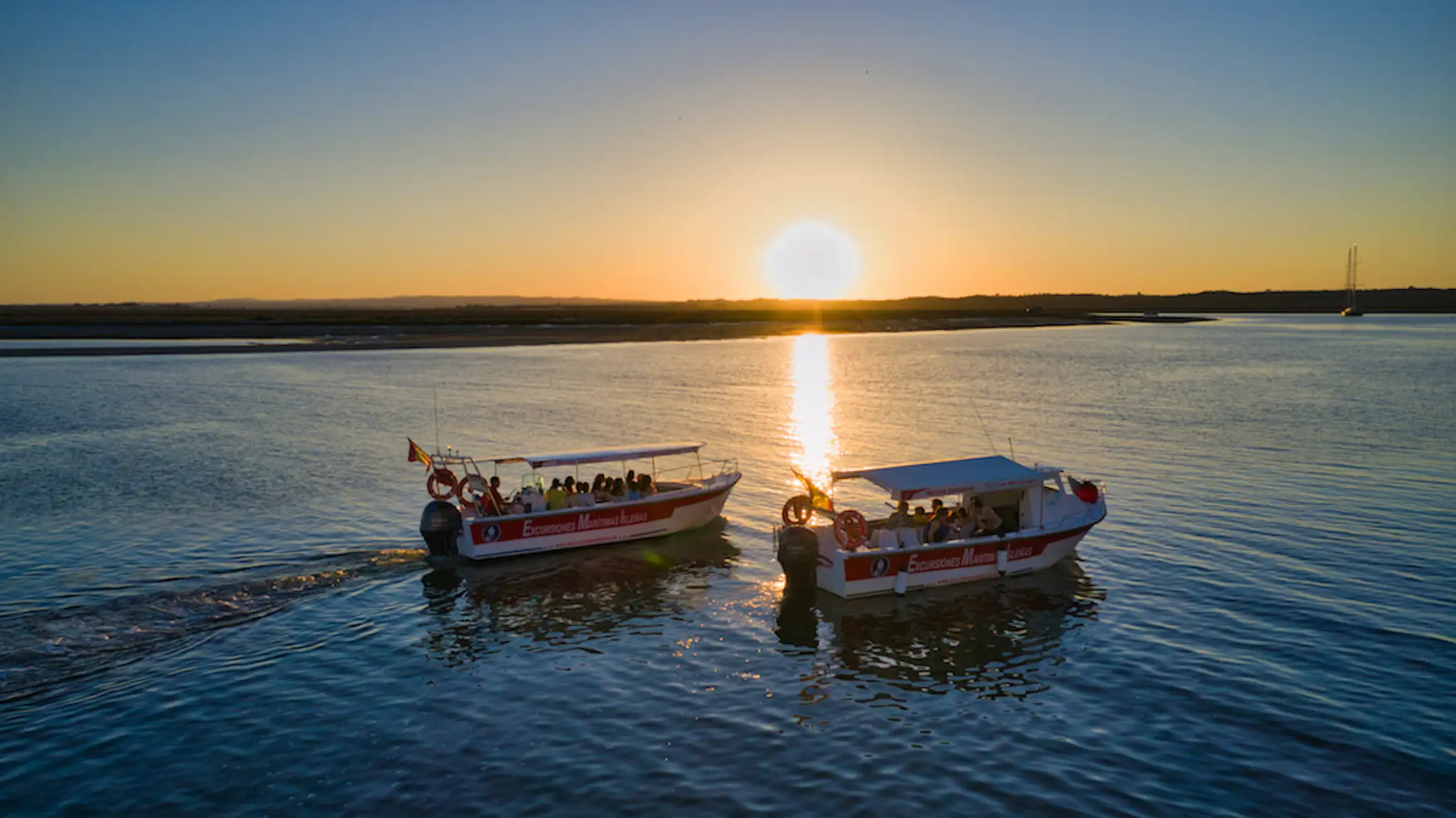 Paseo en barco por las marismas de Huelva
